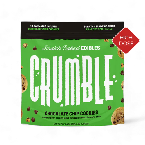 Crumble THC Chocolate Chip Cookies (300mg)