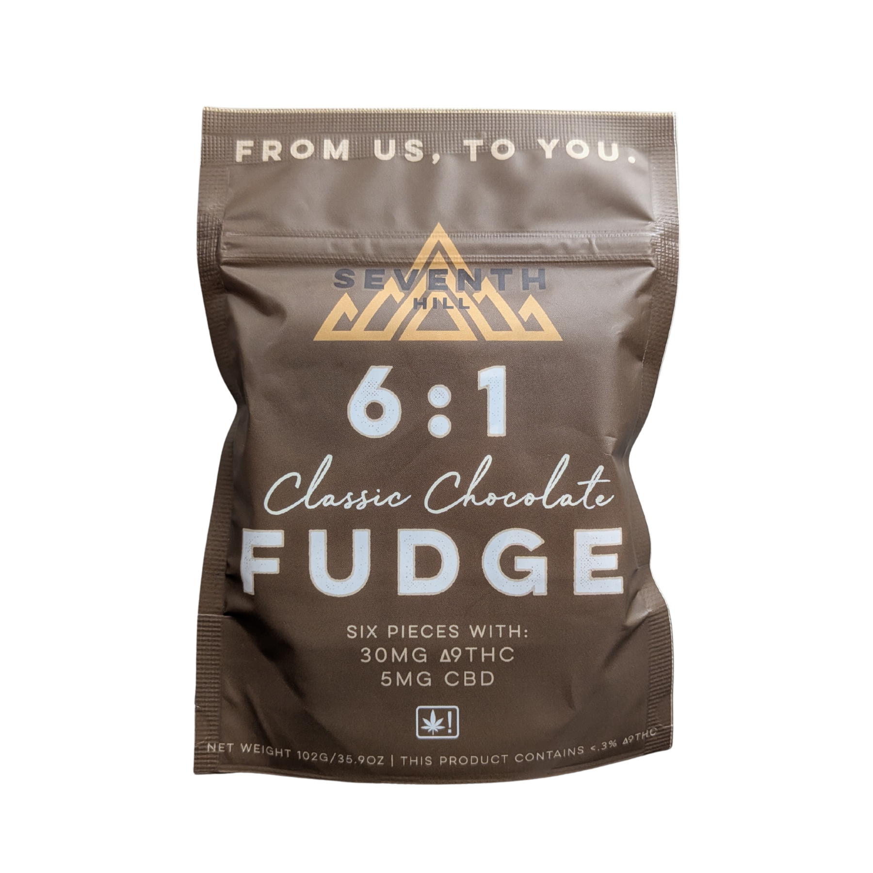 Seventh Hill 6:1 Classic Chocolate Fudge (180mg)