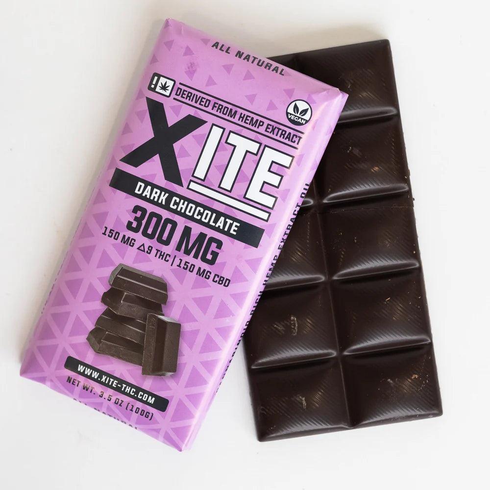 XITE THC Dark Chocolate Bar (150mg)
