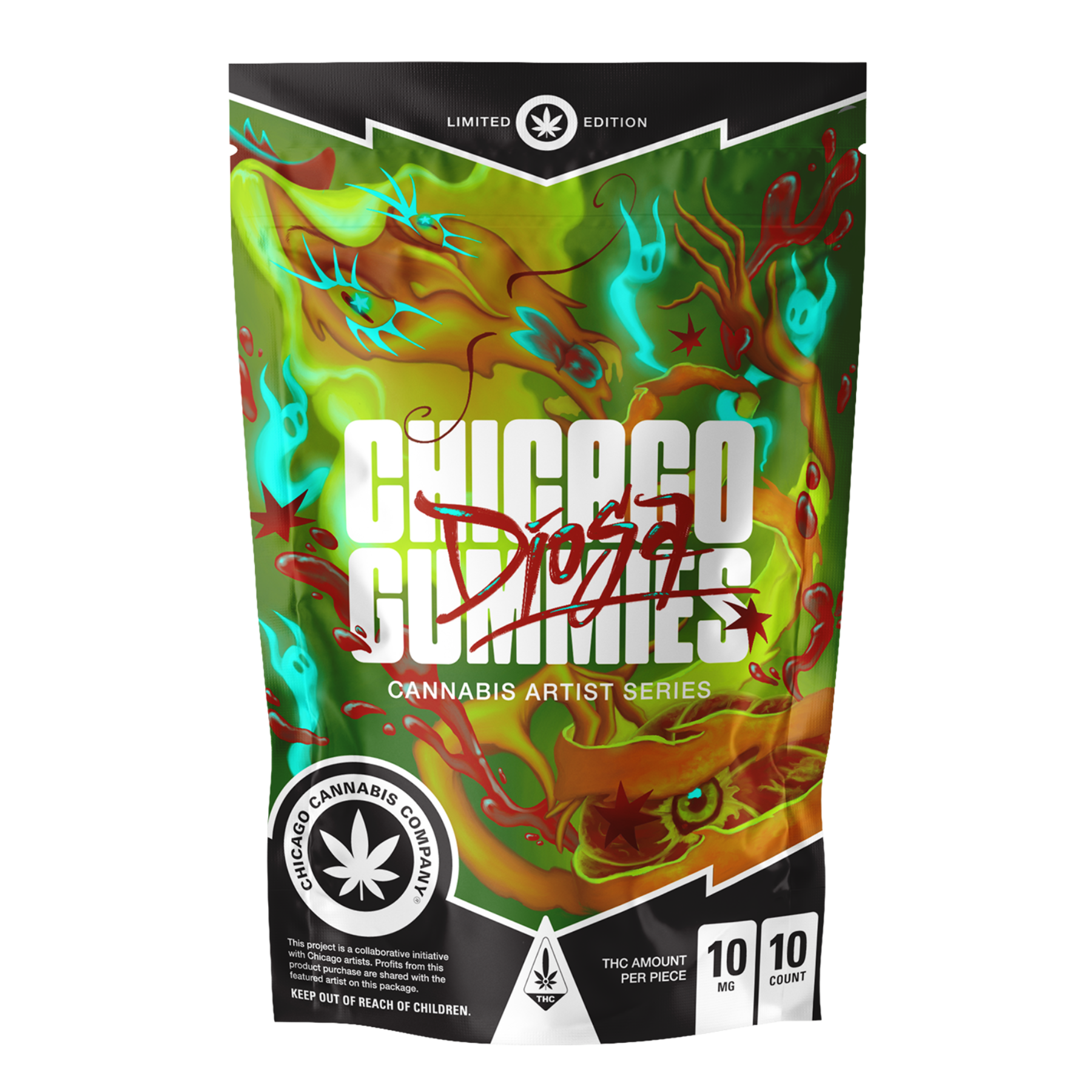 Chicago Gummies: Artist Series (100mg)
