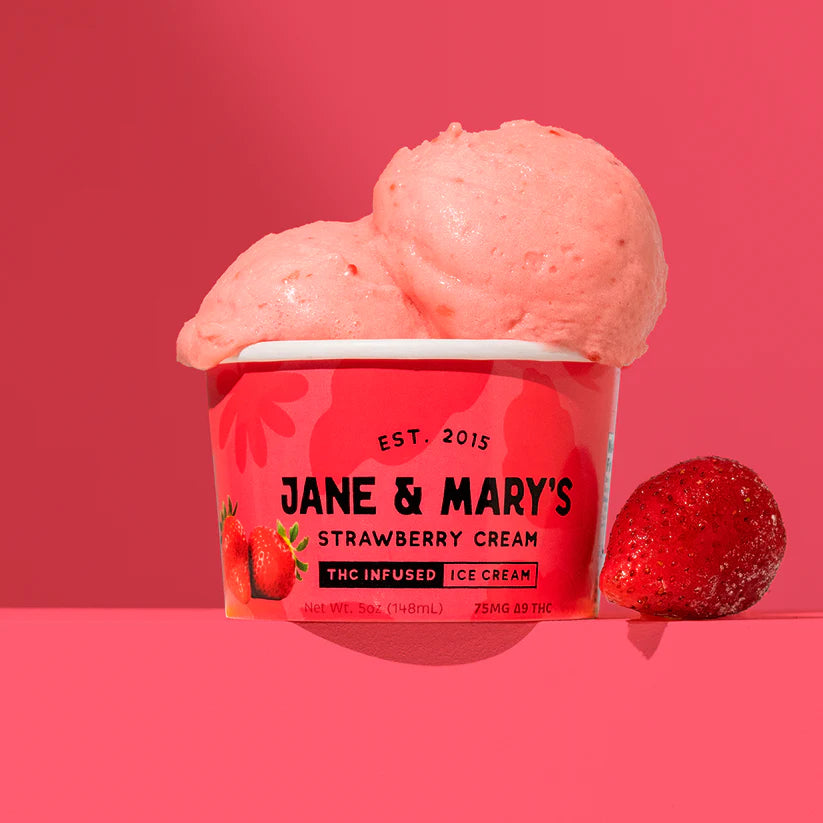 Jane & Mary's Strawberry Cream (75mg)