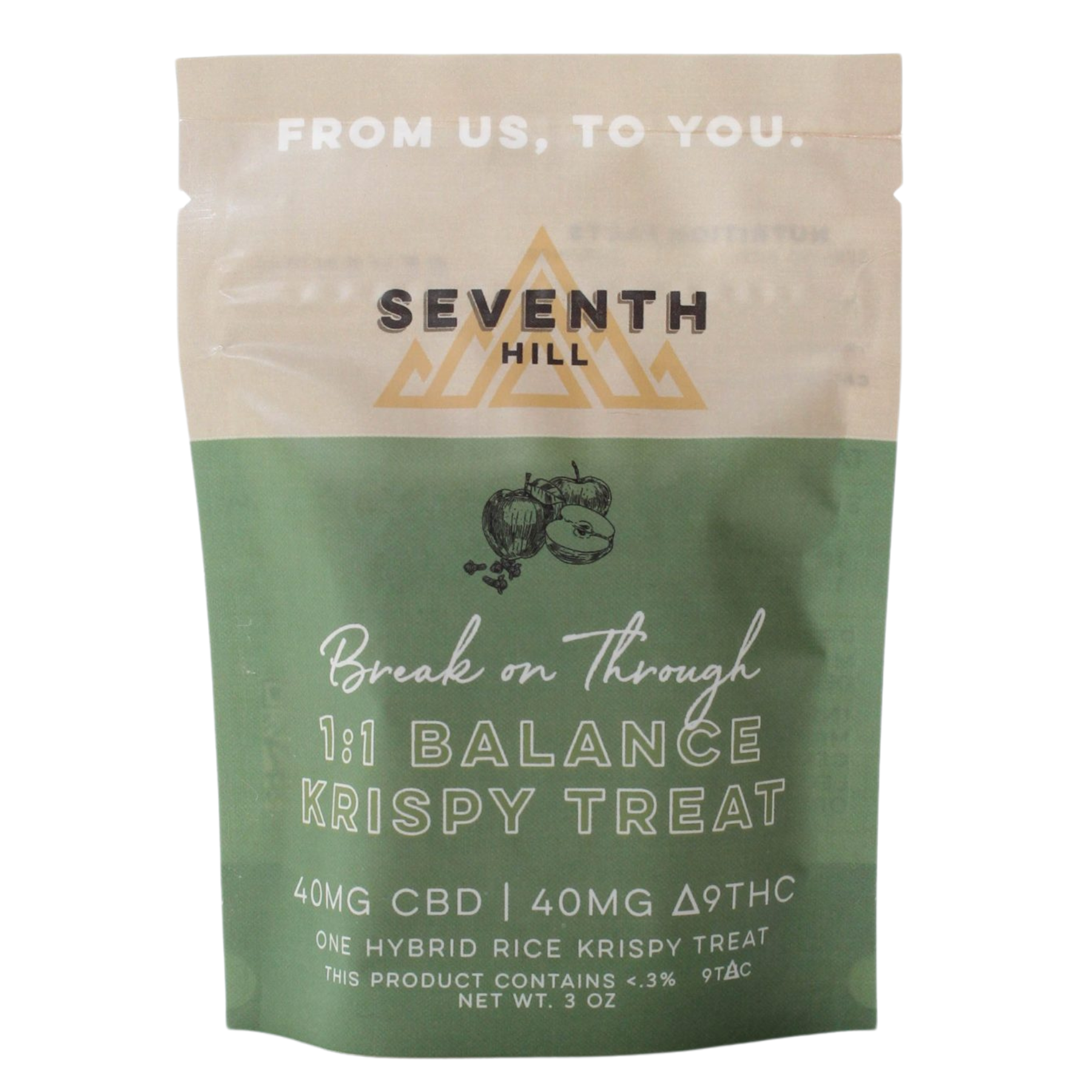 Seventh Hill 1:1 Balance Krispy Treat (40mg)