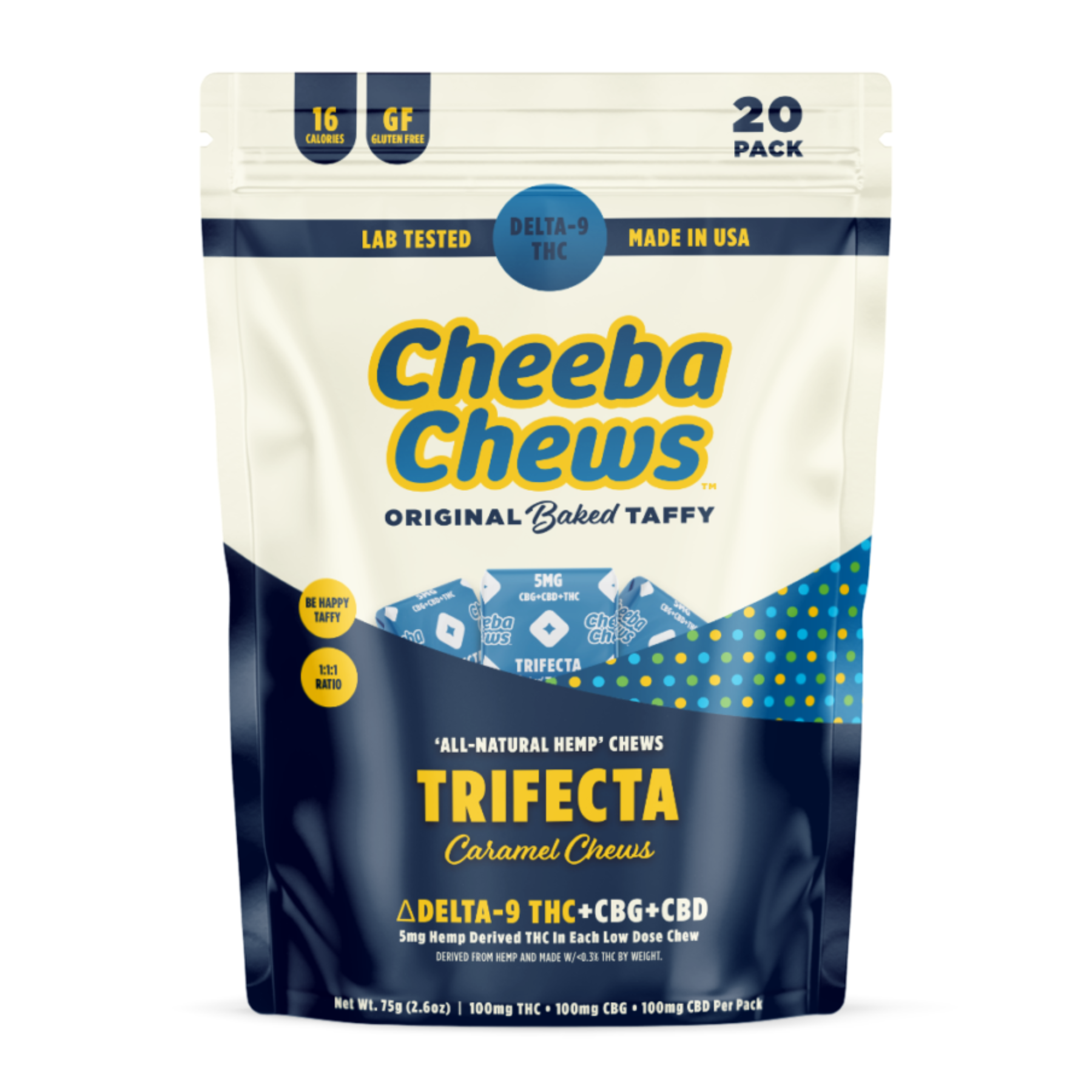 Cheeba Chews Trifecta Taffy (100mg)