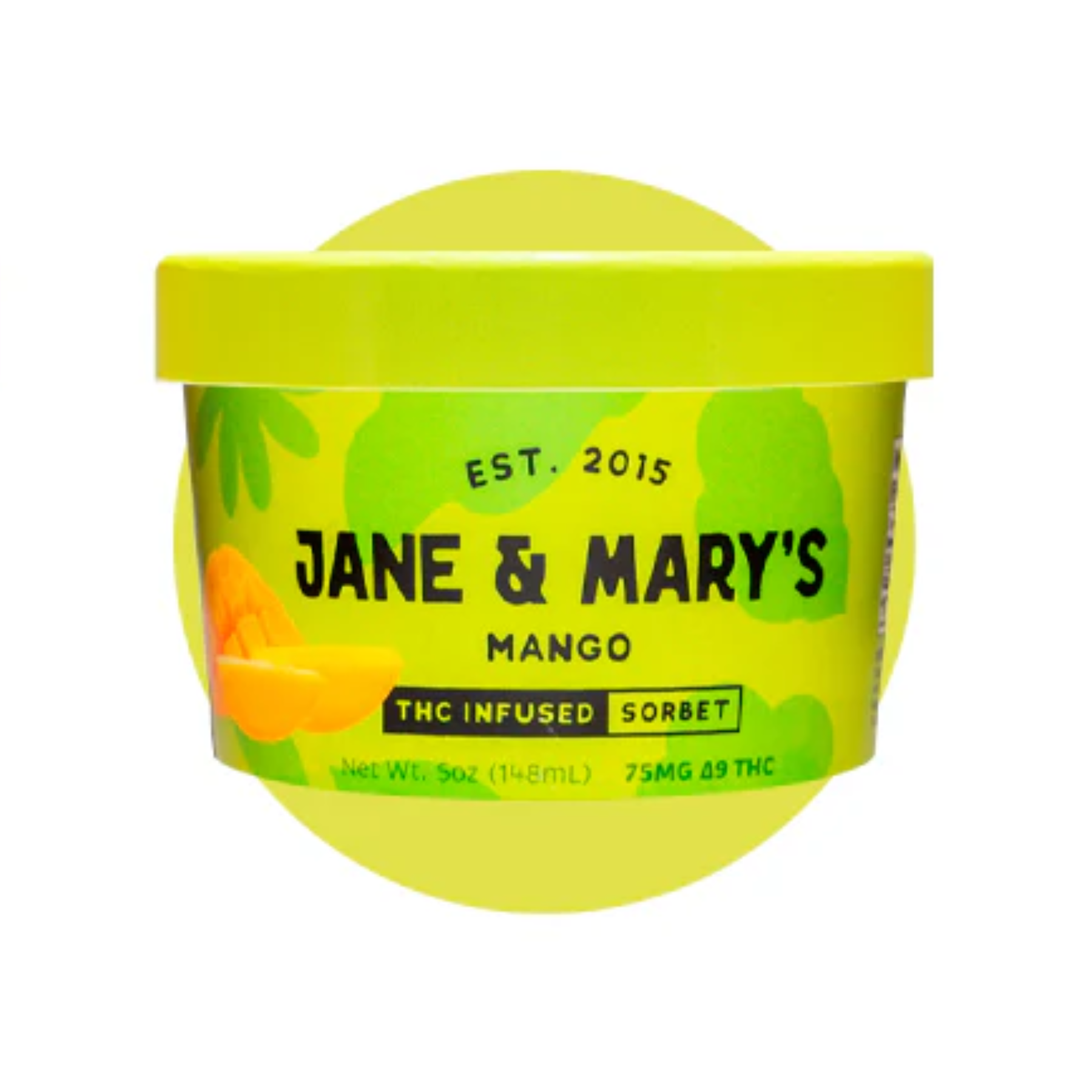 Jane & Mary's Mango Sorbet (75mg)