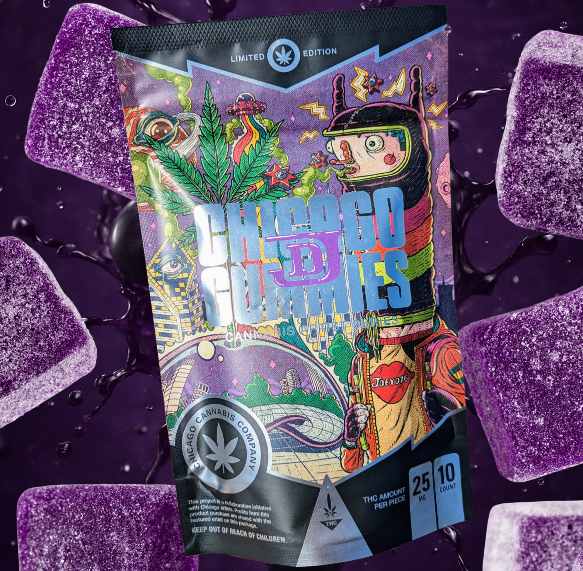 Chicago Gummies: Artist Series (250mg)